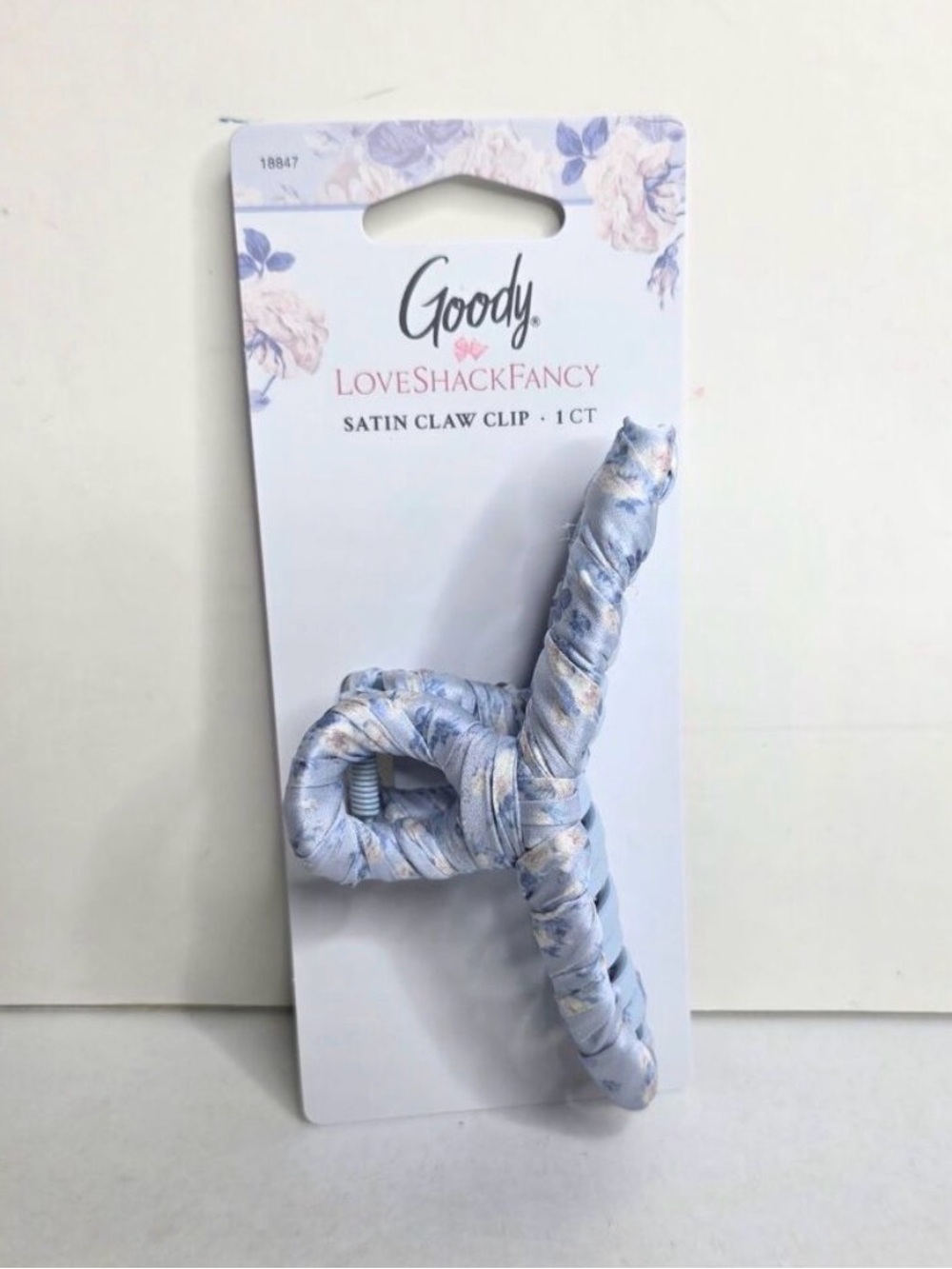 Goody x Love Shack Fancy Floral Satin Hair Claw Clip